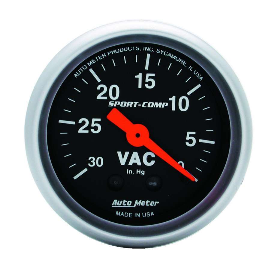 Mini - Sport Comp Vacuum 3 - AutoMeter | Evolution Auto Retroworks