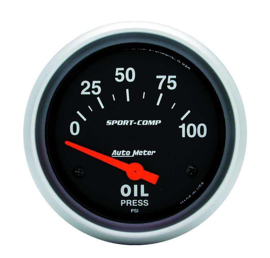 0 - 100 Oil Pressure Gauge - AutoMeter | Evolution Auto Retroworks