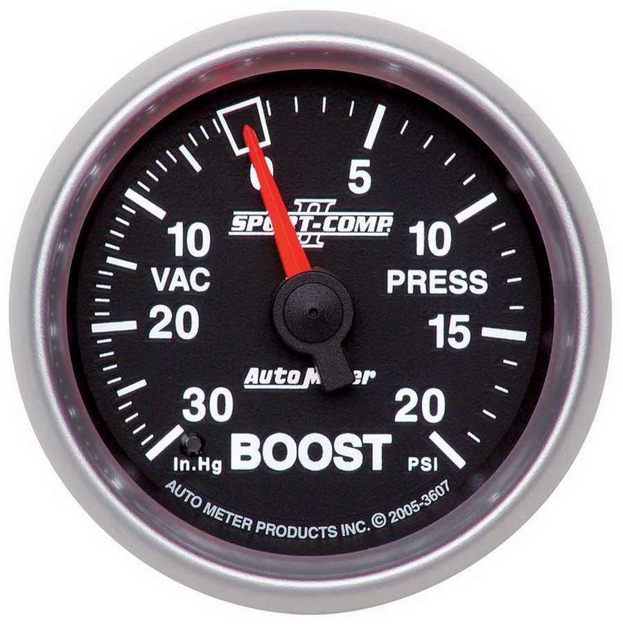 2 - 1/16in S/C II Boost Gauge 30inhg/20psi - AutoMeter | Evolution Auto Retroworks