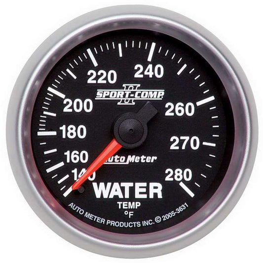 2 - 1/16in S/C II Water Temp. Gauge 140 - 280 - AutoMeter | Evolution Auto Retroworks