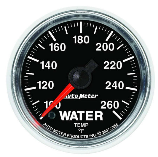 2 - 1/16 GS Water Temp Gauge - 100 - 260 - AutoMeter | Evolution Auto Retroworks