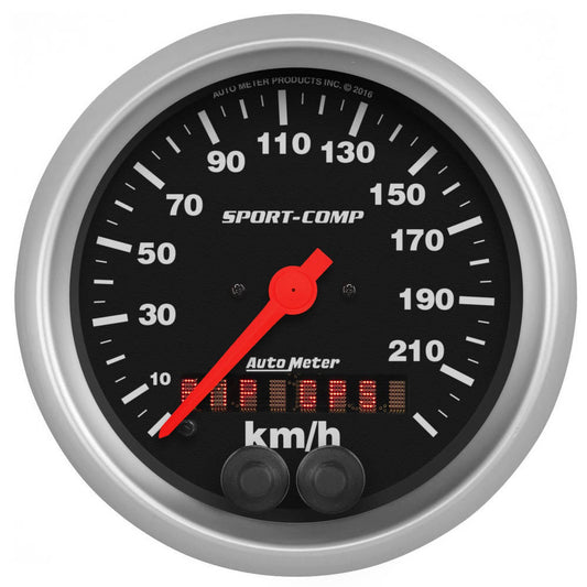 Speedometer 3 - 3/8in 225KM/H Sport - Comp - AutoMeter | Evolution Auto Retroworks
