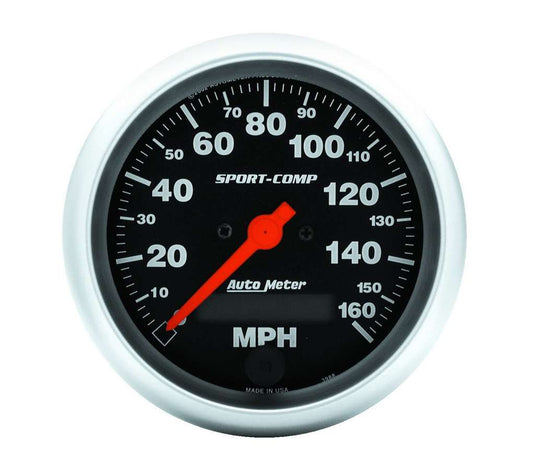3 - 3/8in S/C Electric Speedo - 160MPH - AutoMeter | Evolution Auto Retroworks