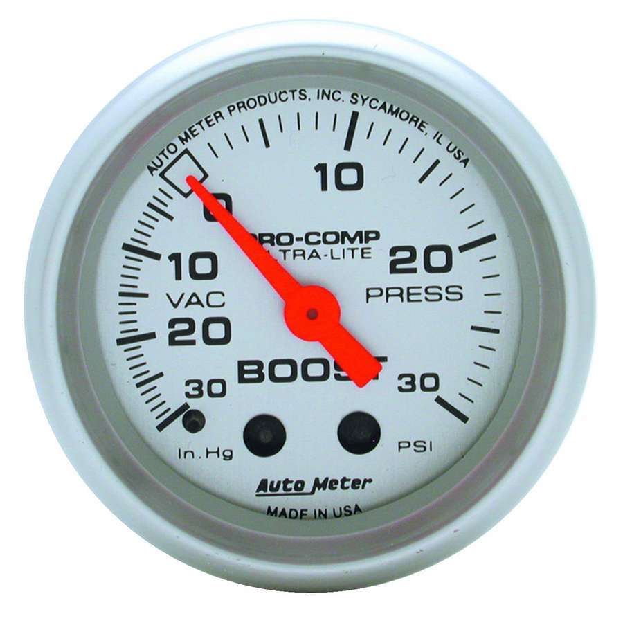 2 - 1/16in Vacuum/Boost Gauge - AutoMeter | Evolution Auto Retroworks
