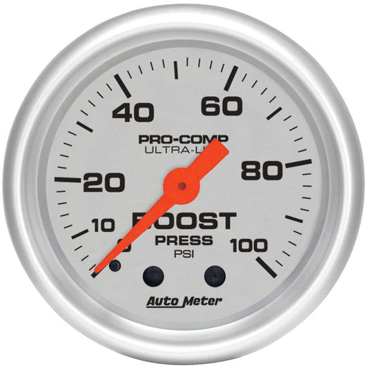 2 - 1/16in U/L Boost Gauge 0 - 100psi - AutoMeter | Evolution Auto Retroworks