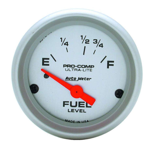 2 - 1/16in Ultra - Lite Fuel Level Gauge - AutoMeter | Evolution Auto Retroworks