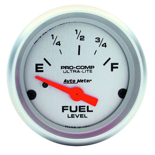 2 - 1/16 Ultra - Lite Fuel Level Gauge - AutoMeter | Evolution Auto Retroworks