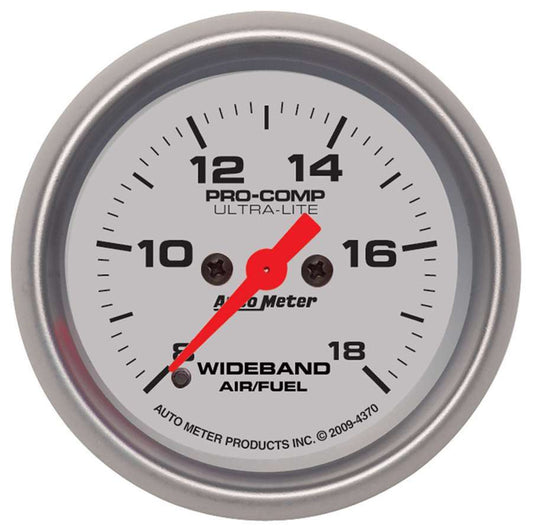 2 - 1/16 U/L Wideband Air /Fuel Gauge Analog - AutoMeter | Evolution Auto Retroworks