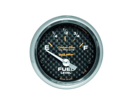 2 - 1/16in C/F Fuel Level Gauge 240/33 OHMS - AutoMeter | Evolution Auto Retroworks