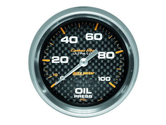 C/F 2 - 5/8in Oil Pressure Gauge 0 - 100PSI - AutoMeter | Evolution Auto Retroworks