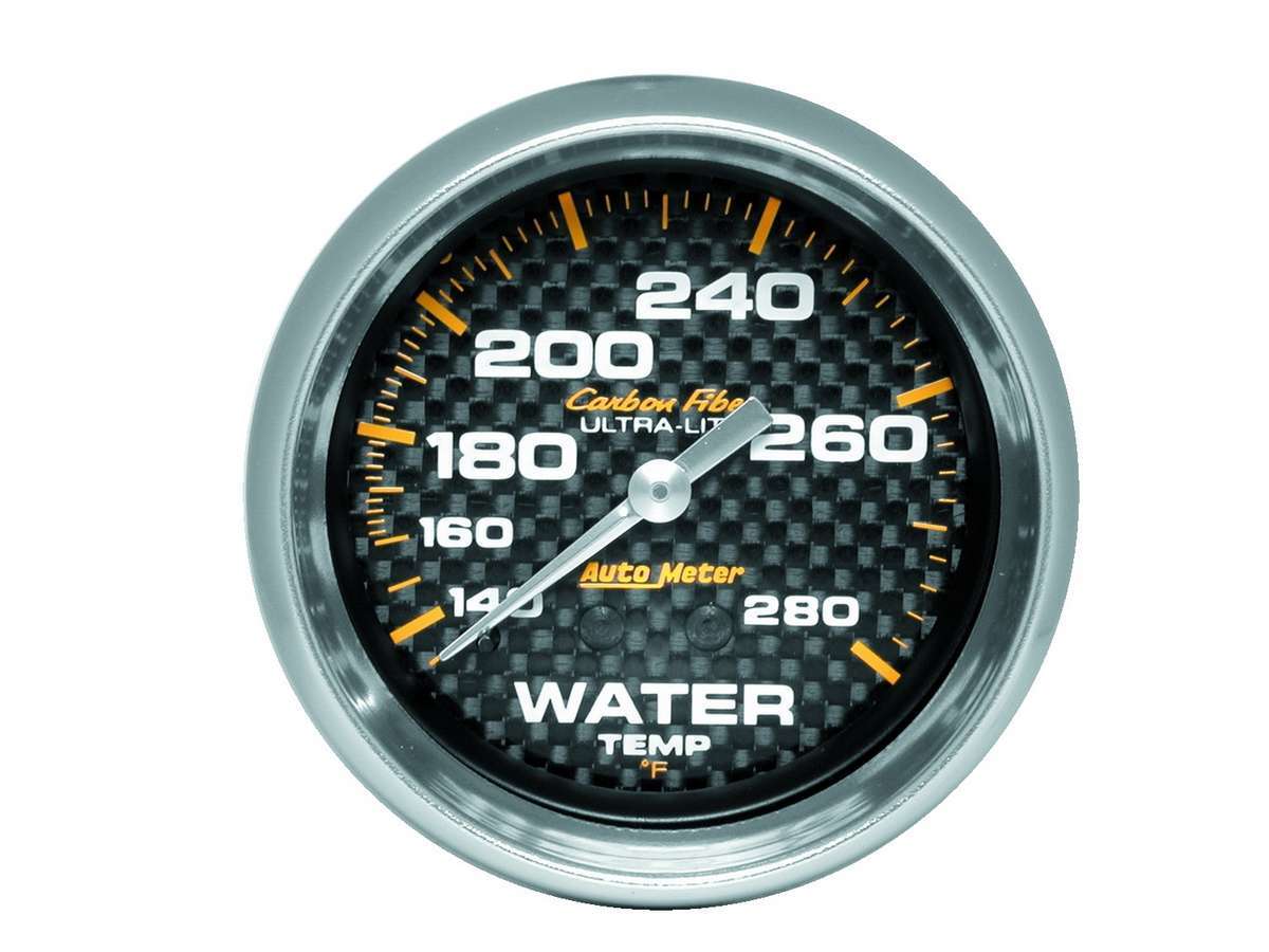 C/F 2 - 5/8in Water Temp. Gauge 140 - 280 - AutoMeter | Evolution Auto Retroworks