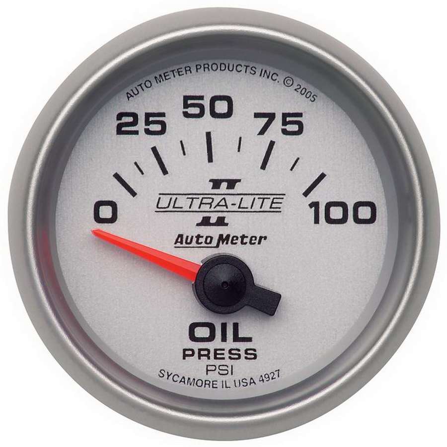 2 - 1/16in U/L II Oil Pressure Gauge 0 - 100psi - AutoMeter | Evolution Auto Retroworks