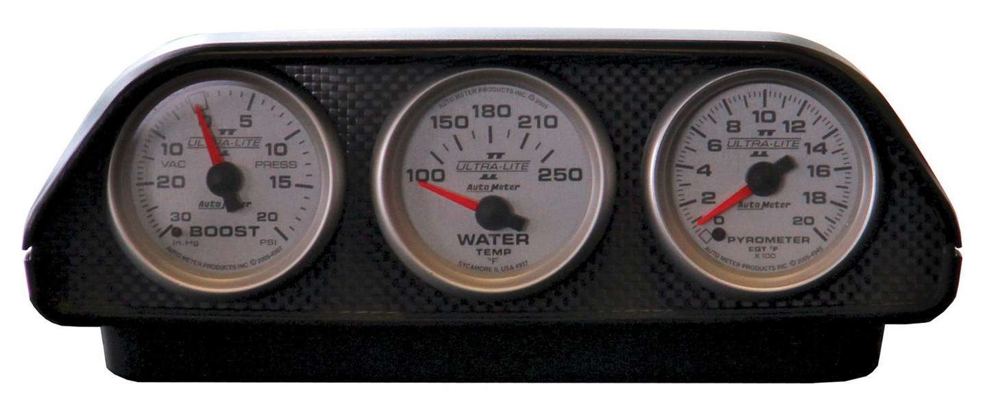 2 - 1/16 Triple Gauge Pod - Universal - AutoMeter | Evolution Auto Retroworks