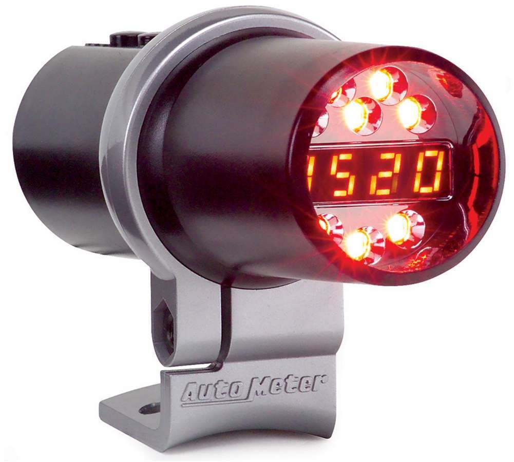 2 - 1/16in D/P/S Shift Light - 1 Stage - Black - AutoMeter | Evolution Auto Retroworks