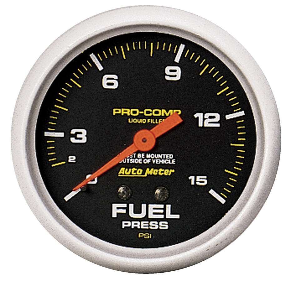 0 - 15 Fuel Pressure Gauge - AutoMeter | Evolution Auto Retroworks