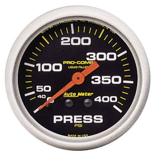 2 - 5/8 P/C Pressure Gauge 0 - 400psi - AutoMeter | Evolution Auto Retroworks