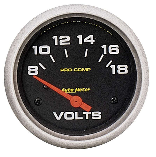 8 - 18 Volt Voltmeter - AutoMeter | Evolution Auto Retroworks