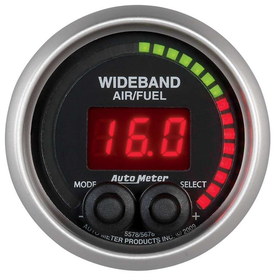 2 - 1/16 E/S Wideband Air/ Fuel Ratio Gauge - AutoMeter | Evolution Auto Retroworks