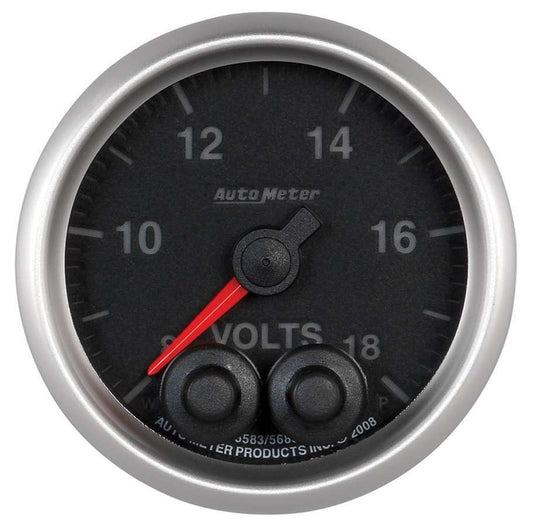2 - 1/16 E/S Voltmeter Gauge - 8 - 18 Volts - AutoMeter | Evolution Auto Retroworks