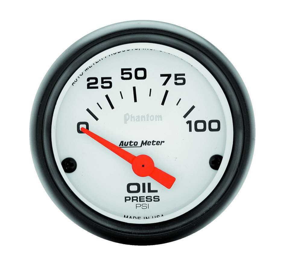Phantom 2 1/16in Oil Pressure 0 - 100 PSI Elec. - AutoMeter | Evolution Auto Retroworks