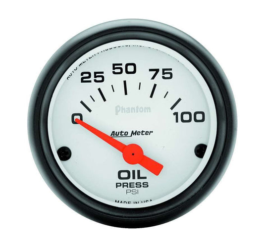 Phantom 2 1/16in Oil Pressure 0 - 100 PSI Elec. - AutoMeter | Evolution Auto Retroworks