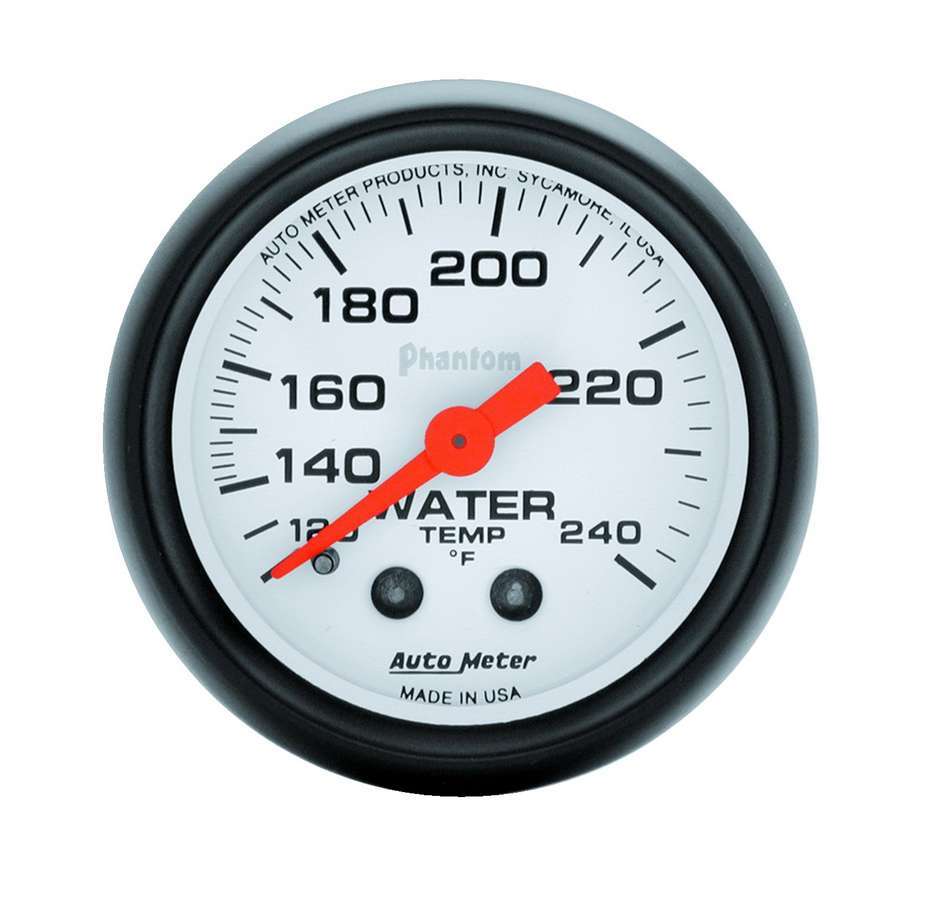 Phantom 2 1/16in Water Temp 120 - 240 - AutoMeter | Evolution Auto Retroworks