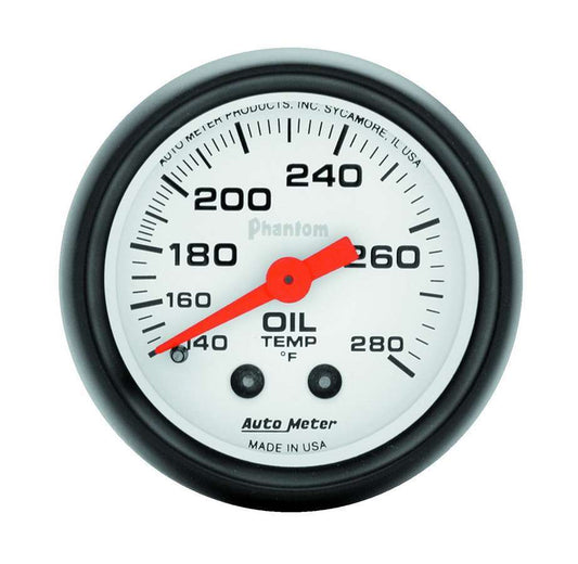 Phantom 2 1/16in Oil Temp. 140 - 280 Mech. - AutoMeter | Evolution Auto Retroworks