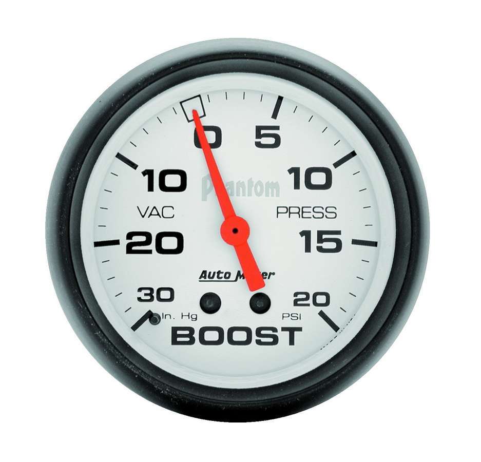 2 - 5/8in Phantom Boost Gauge 20psi - AutoMeter | Evolution Auto Retroworks
