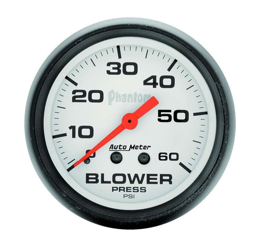 2 - 5/8in Phantom Blower Press. Gauge 0 - 60 - AutoMeter | Evolution Auto Retroworks