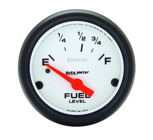 2 - 5/8in Phantom Fuel Level Gauge - AutoMeter | Evolution Auto Retroworks