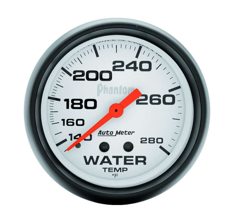2 - 5/8in Phantom Water Temp Gauge 140 - 280 - AutoMeter | Evolution Auto Retroworks