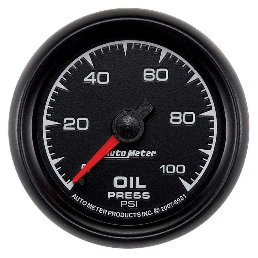 2 - 1/16 ES Oil Pressure Gauge - 0 - 100psi - AutoMeter | Evolution Auto Retroworks