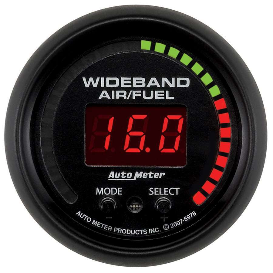 2 - 1/16 ES Wideband Air/ Fuel Gauge w/Sensor - AutoMeter | Evolution Auto Retroworks