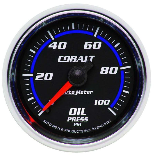 2 - 1/16in C/S Oil Pressure Gauge 0 - 100psi - AutoMeter | Evolution Auto Retroworks