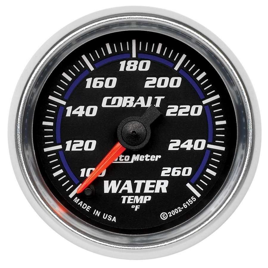 2 - 1/16in C/S Water Temp. Gauge 120 - 260 Deg. - AutoMeter | Evolution Auto Retroworks