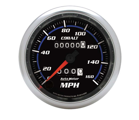 3 - 3/8 C/S Speedo 160mph w/LED Light - AutoMeter | Evolution Auto Retroworks