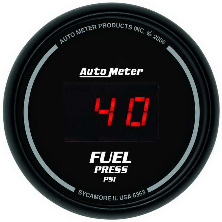 2 - 1/16in DG/B Fuel Pressure Gauge - AutoMeter | Evolution Auto Retroworks