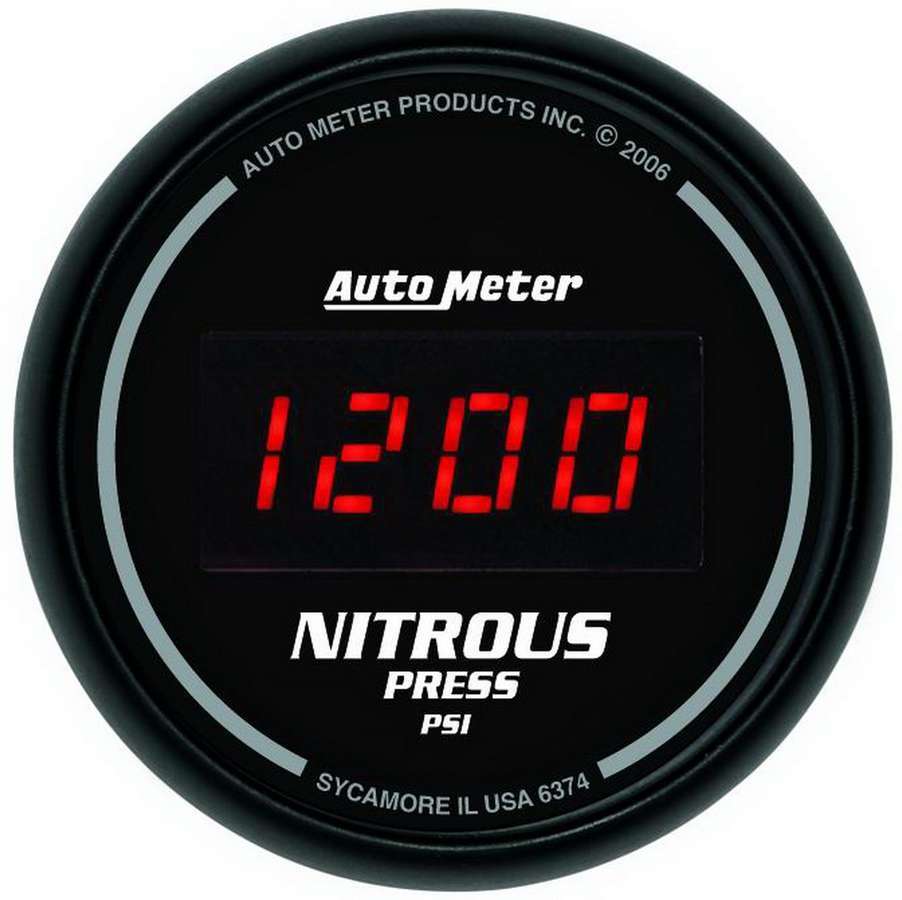 2 - 1/16in DG/B Nitrous Pressure Gauge - AutoMeter | Evolution Auto Retroworks