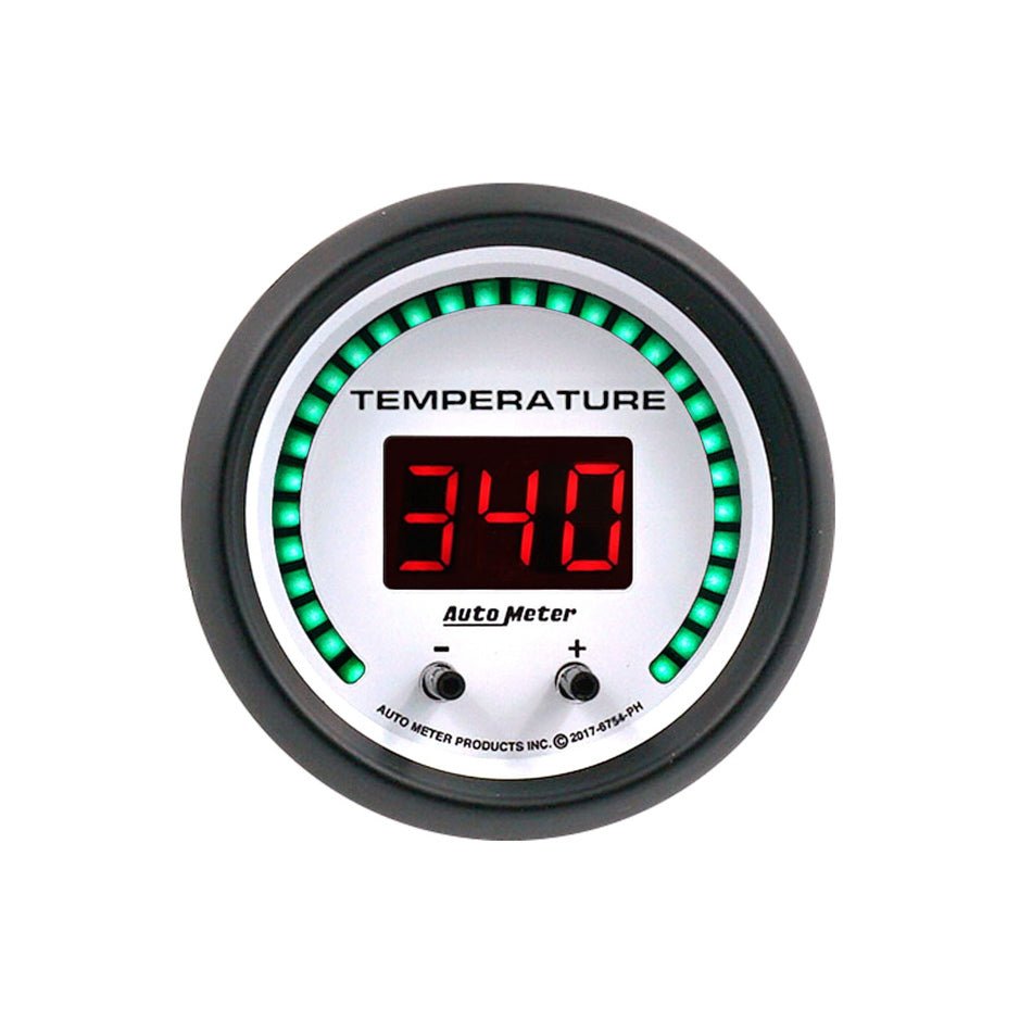 2 - 1/16 Fluid Temp Gauge Elite Digital PH Series - AutoMeter | Evolution Auto Retroworks