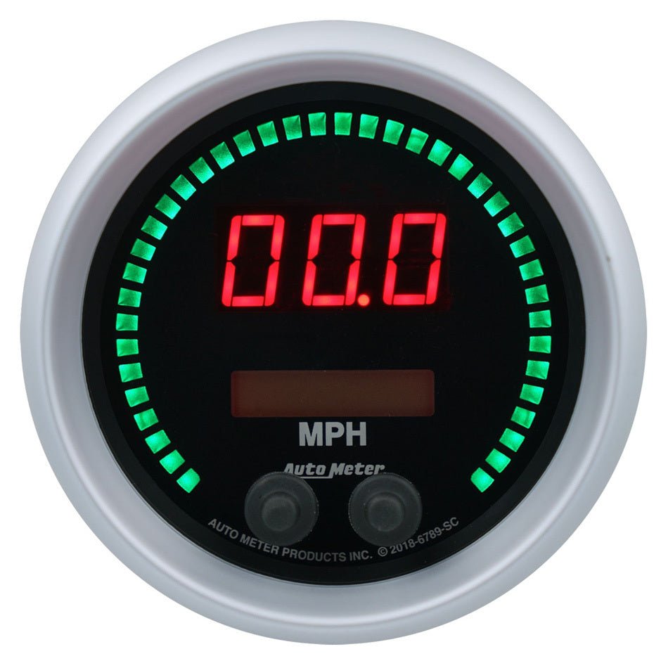 3 - 3/8 Speedometer 260mph Elite Digital SC Series - AutoMeter | Evolution Auto Retroworks