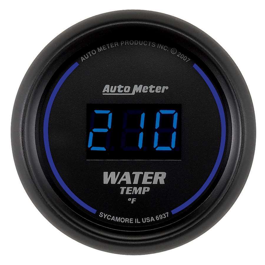 2 - 1/16 Water Temp Gauge 0 - 340F Digital - AutoMeter | Evolution Auto Retroworks