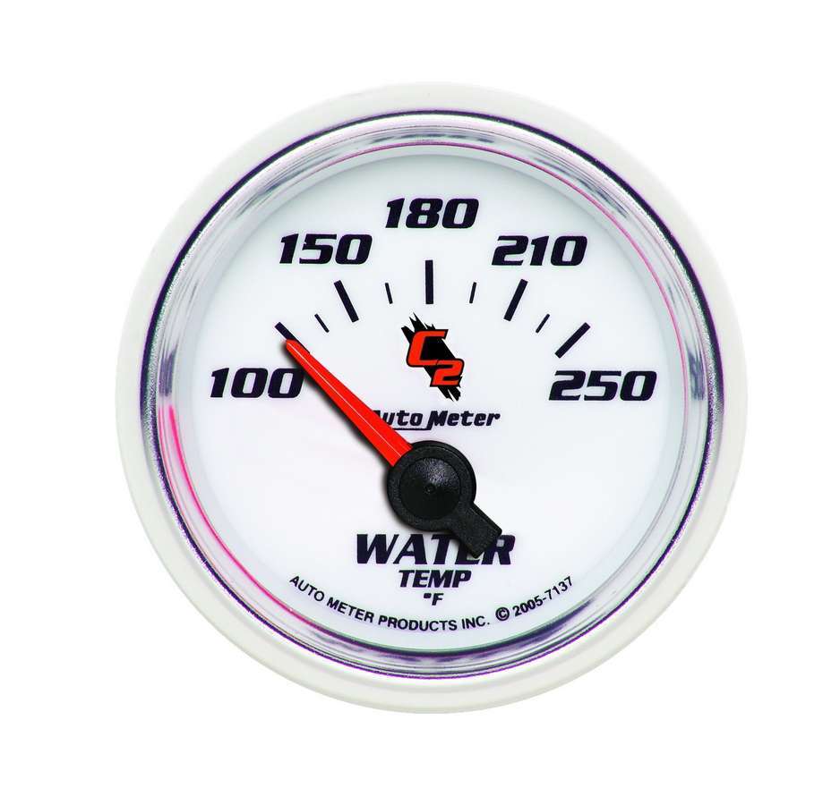 2 - 1/16in C2/S Water Temp Gauge 100 - 250 - AutoMeter | Evolution Auto Retroworks