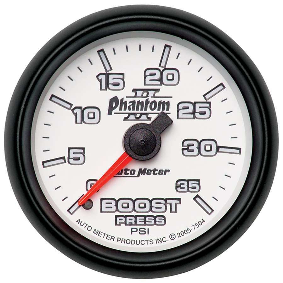 2 - 1/16in P/S II Boost Gauge 0 - 35psi - AutoMeter | Evolution Auto Retroworks