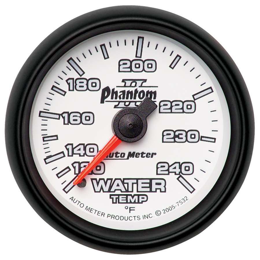 2 - 1/16in P/S II Water Temp. Gauge 120 - 240 - AutoMeter | Evolution Auto Retroworks