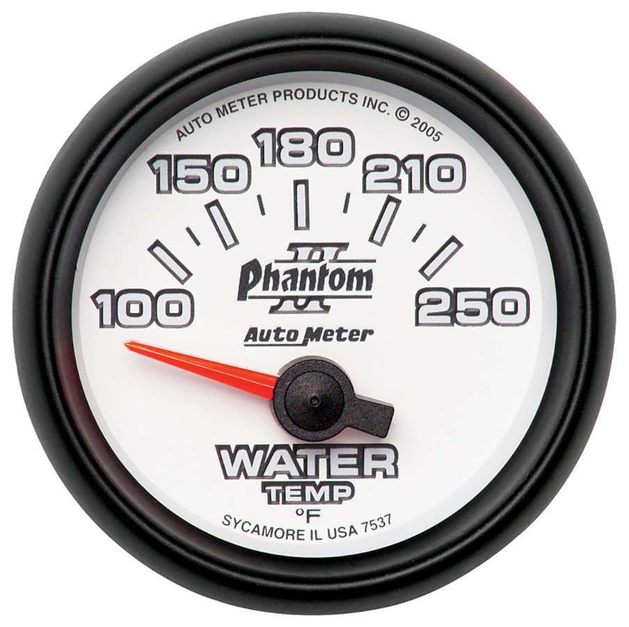 2 - 1/16in P/S II Water Temp. Gauge 100 - 250 - AutoMeter | Evolution Auto Retroworks