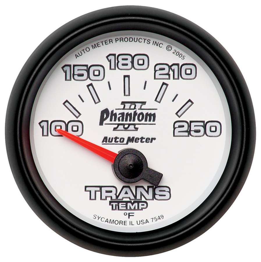 2 - 1/16in P/S II Trans. Temp. Gauge 100 - 250 - AutoMeter | Evolution Auto Retroworks