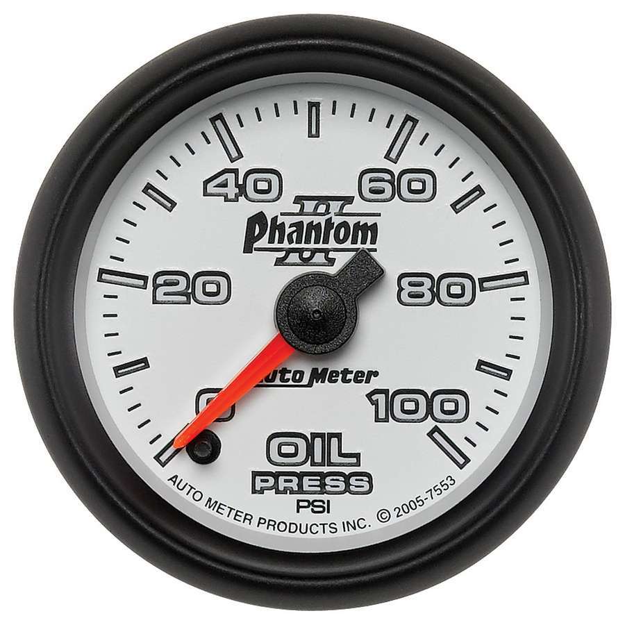 2 - 1/16in P/S II Oil Pressure Gauge 0 - 100psi - AutoMeter | Evolution Auto Retroworks