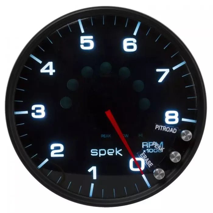 5in Tachometer 8000 RPM w/Shift Light Black Dial - AutoMeter | Evolution Auto Retroworks