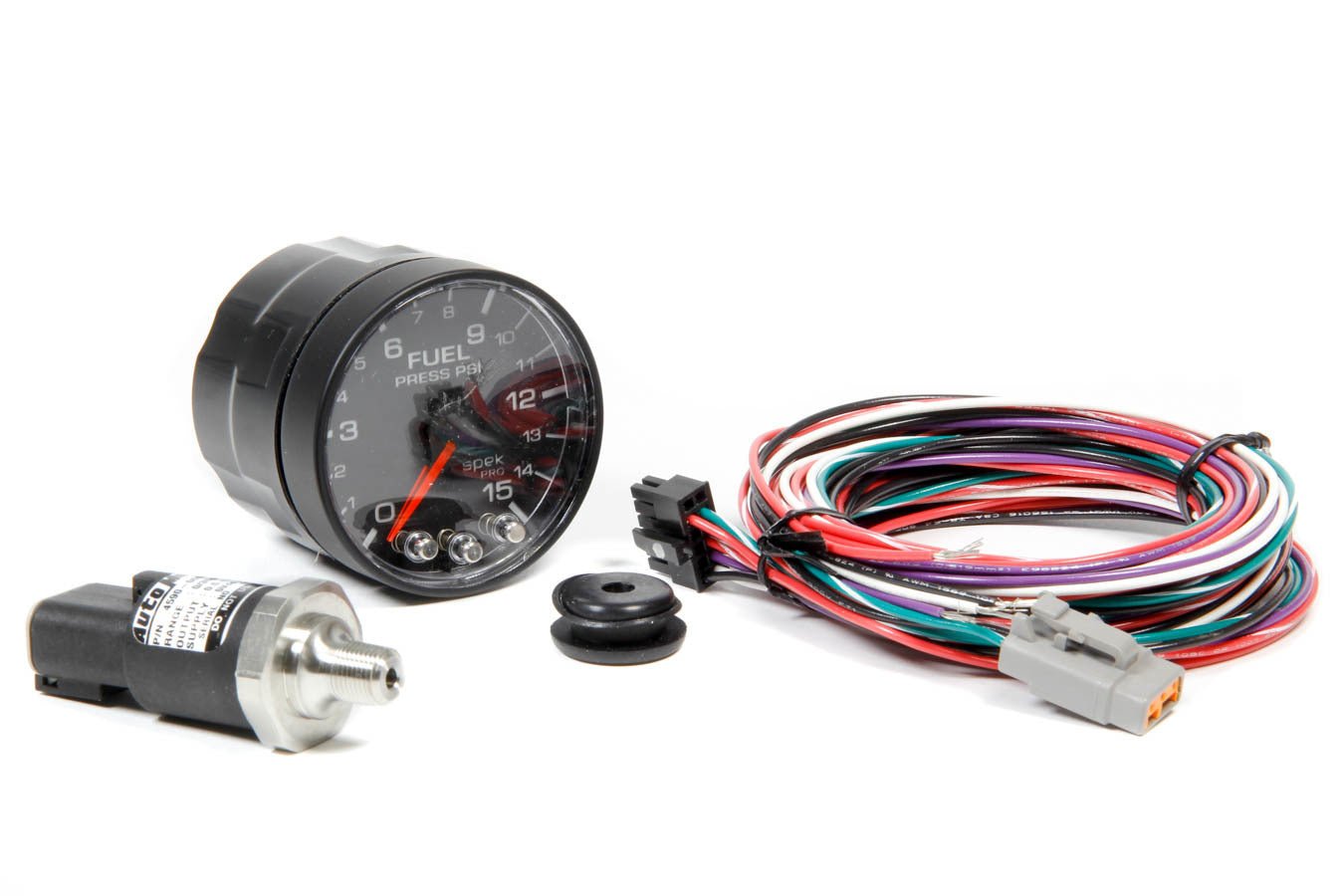 Spek - Pro 2 - 1/16 Fuel Press. Gauge w/Peak Mem. - AutoMeter | Evolution Auto Retroworks