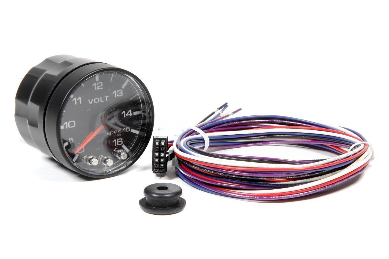 Spek - Pro 2 - 1/6 Gauge Voltmeter w/Peak Mem. - AutoMeter | Evolution Auto Retroworks